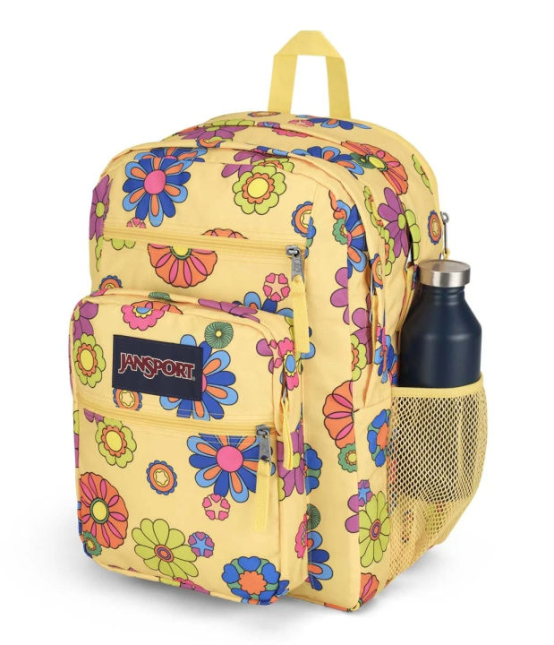 JanSport%20Big%20Student%20Backpack%20Power%20to%20the%20Flower%20Yellow%20for%20Unisex%20-%20Image%205