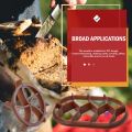 Bread Dough Press Mold Set Bread Cutters Baking Bread Rolls Mold Plastic Pastry Cutters Stamp Round Oval. 