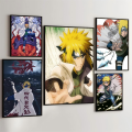 Mural art café bar room DIY stickers retro poster sticky poster port south wind 1pc naruto movie kraft paper aesthetics. 