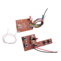 2PCS 5CH RC Remote Control 27MHz Circuit PCB Transmitter and Receiver Board Car Radio System Accessories 20-25M. 