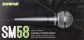 Shure SM58 Cardioid Dynamic Vocal Microphone with On/Off Switch (SM58S). 