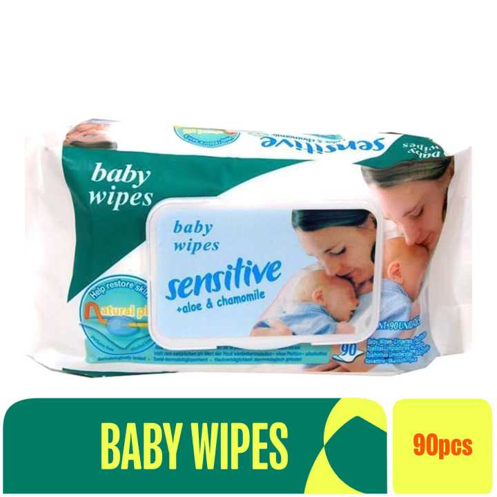 ensitive Baby Wet Wipes 90Pcs