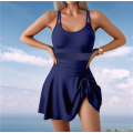 One Piece Swim Dresses for Women Tummy Control Bathing Suit Adjustable Straps Swim Dress Swimsuits Swimwear Skirt. 