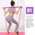 New 8 in 1 Portable Pilates Bar Kit Set Resistance Band. 