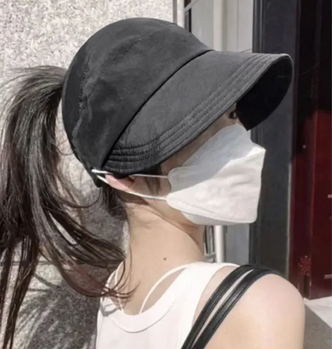 Sun%20Hats%20for%20Women%20Wide%20Brim%20Hollow%20Top%20UV%20Protection%20Summer%20Baseball%20Cap%20Outdoor%20Sunscreen%20Hat%20-%20Image%209