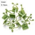 10PCS Invisible Plants Holder Greenhouse Bracket Wall Sticky Hook Plant Clip Wall Vines Rattan Clamp. 