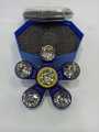 6 Diamond High Speed Metal Fidget Spinner Toy. 