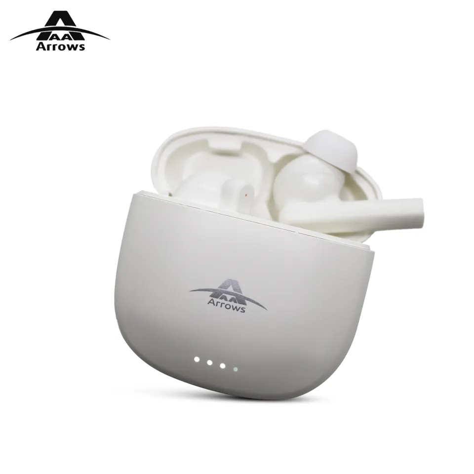 ARROWS P137 Extra Bass Wireless Earbuds With ENC For Clear Sound