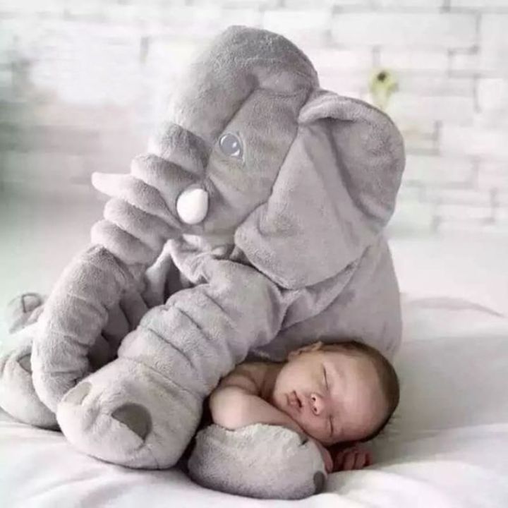 Elephant Pillow Soft Toys Baby Sleeping Cushion Animal Plush Pillows for Baby Kids - Toys For Baby Kids |