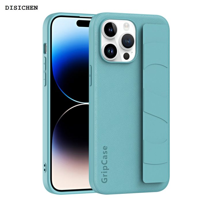 DISICHEN 2025 New Skin Elastic Wrist Grip Back Cover Phone Case For iPhone 13 Pro Max/iPhone 14/iPhone 14 Pro Max