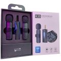 K35 3.5mm Aux Dual Receivers (2 - Mics, 1 Input) Wireless Collar Microphone. 