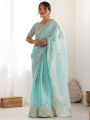 Stylish Embroidered Bollywood Organza Saree with Sequin work | Trendy Party & Festive Wear | Traditional Ethnic Fashion | Buy Online. 