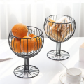 Light Luxury Wrought Iron High-Foot Fruit Plate Home Plate Display Stand Plate Fruit Basket,B. 