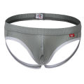 Men's Fashion Mesh Panties Low Waist Breathable Teen Double Trousers Hip Comfortable 4003-SD. 