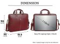 Wildhorn Nepal Genuine Leather 15.6 Inch Sleek Laptop Bag With Padded Compartment Leather Messenger Bag With Laptop Compartment For Office (Whbg4003). 