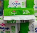 Sagun Ultrathin XXL 320mm 3X absorbent Property Sanitary pads( 6pcs/pack). 