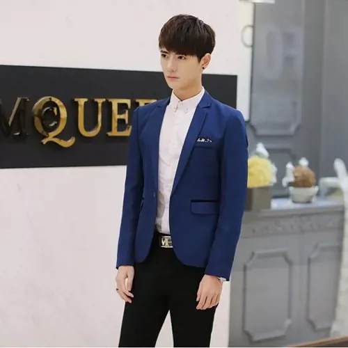 Korean blazer male best sale