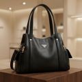 Casual Handbag Soft PU Leather Large Capacity Shoulder Bag For Travel, Daily Use, Work & Office For Women. 