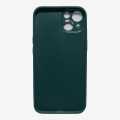 Green Color Iphone 13 Silicone Mobile Cover. 