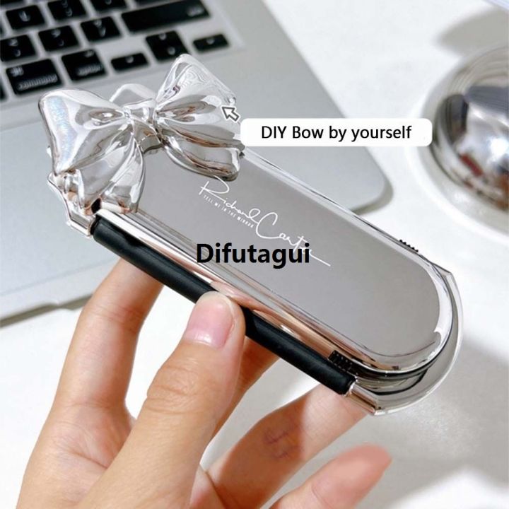 Difutagui%20Mirror%20Scalp%20Square%20Set%20Mirror%20Comb%202%20Portable%20Mini%20Inch%20Bow%20Massage%20Original%20Comb%20With%20Cute%20Pocket%20Mirror%20Airbag%20Hairbrush%20Makeup%20Tool%20-%20Image%202