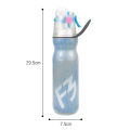 SuperRide Sports Water Bottle Large Capacity Insulated Water Bottle with Mist Spray Bpa-free Leak-proof Straw Cup for Travel Gym Sports Men Women. 
