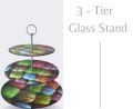 Glass Cake Stand 3 Tier. 