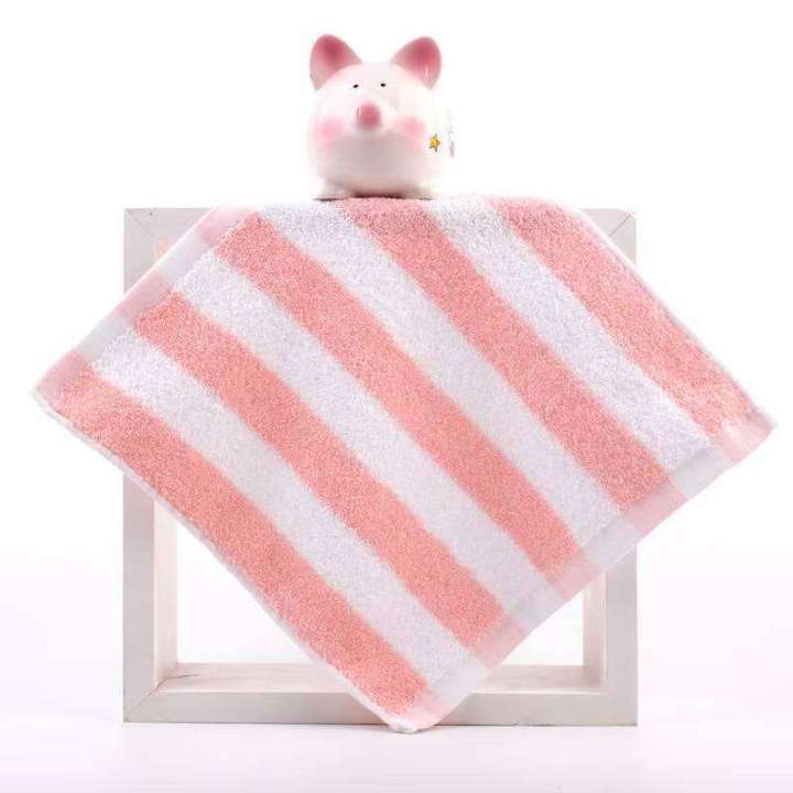Colorful%20Striped%20Childrens%20Pure%20Cotton%20Absorbent%20Soft%20Non-Shedding%20Small%20Square%20Towel%20Kindergarten%20Hook%20Handkerchief%20-%20Image%208