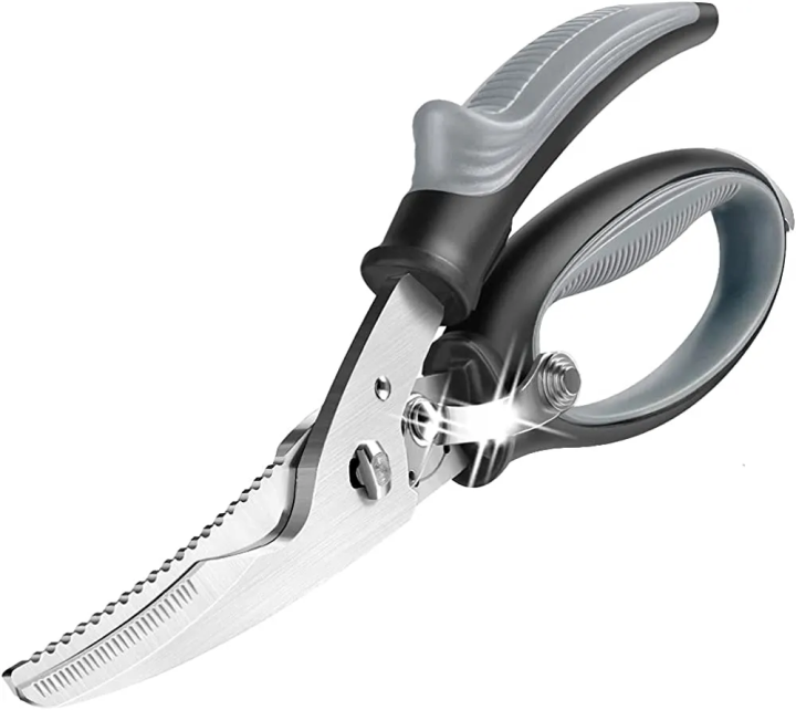 Poultry%20Shears%20/%20Shear%20-%20Heavy%20Duty%20Kitchen%20Scissors%20for%20Cutting%20Chicken%20/%20Game%20/%20Bone%20/%20Fish%20/%20Meat%20-%20Chopping%20Food%20-%20Spring%20Loaded%20-%20Image%202