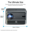 AUN A002 Android Projector LED Home Theater Projectors 1080P Resolution Support Full HD 4K Video Bluetooth WIFI Smart TV MINI Projector. 
