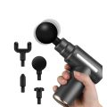 Mini Electric Massage Gun USB Rechargeable With 4 Massage Heads. 