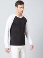 Men's Long Sleeve Baseball T-Shirt. 
