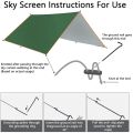 Large Waterproof Camping Tarp for Hammock Ultralight Hiking Shelter,D. 