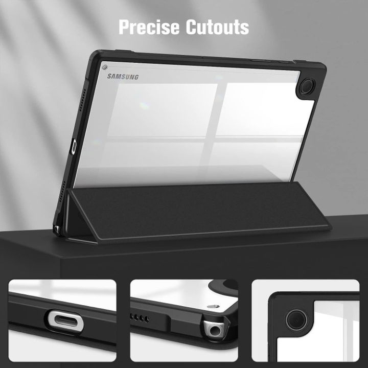 Apple%20iPad%20Pro%2012.9%20(2017)%20Back%20Transparent%20Folio%20Case%20With%20Pencil%20Holder%20-%20Image%203