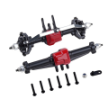 Front and Rear Axles Metal Front and Rear Axles for 1/18 Trx4M Remote Control Model Car Axle Upgrade Accessories, Black. 