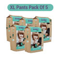 Bambo Nature Diapers size 5(XL-Pant) (Pack Of 5). 