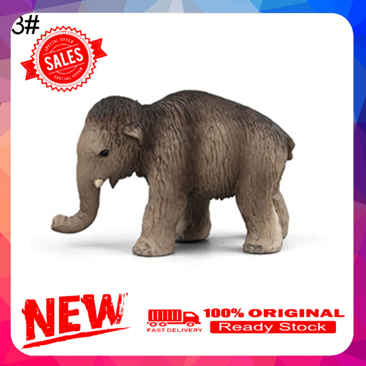 Family Mammoth Elephant Animal PVC Model Figurine Education Kids Toy ...