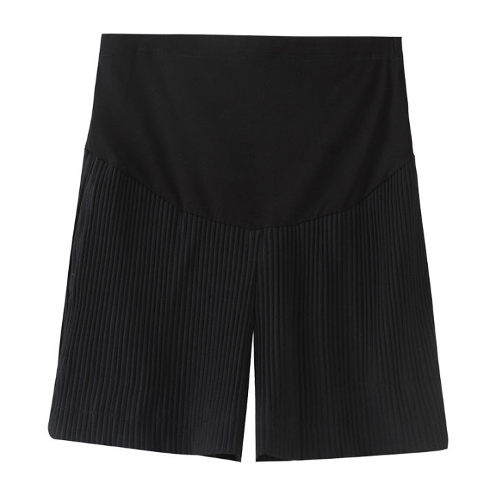 Maternity%20shorts%202022%20summer%20thin%20trendy%20mom%20loose%20straight%20pants%20fashion%20wear%20outside%20Internet%20celebrity%20pants%20casual%20belly%20pants%20-%20Image%205