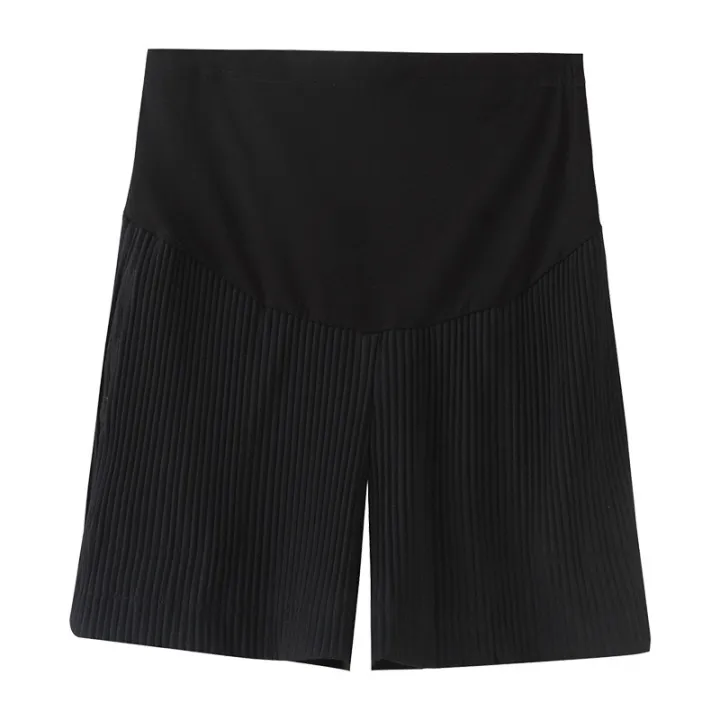 Maternity%20shorts%202022%20summer%20thin%20trendy%20mom%20loose%20straight%20pants%20fashion%20wear%20outside%20Internet%20celebrity%20pants%20casual%20belly%20pants%20-%20Image%205