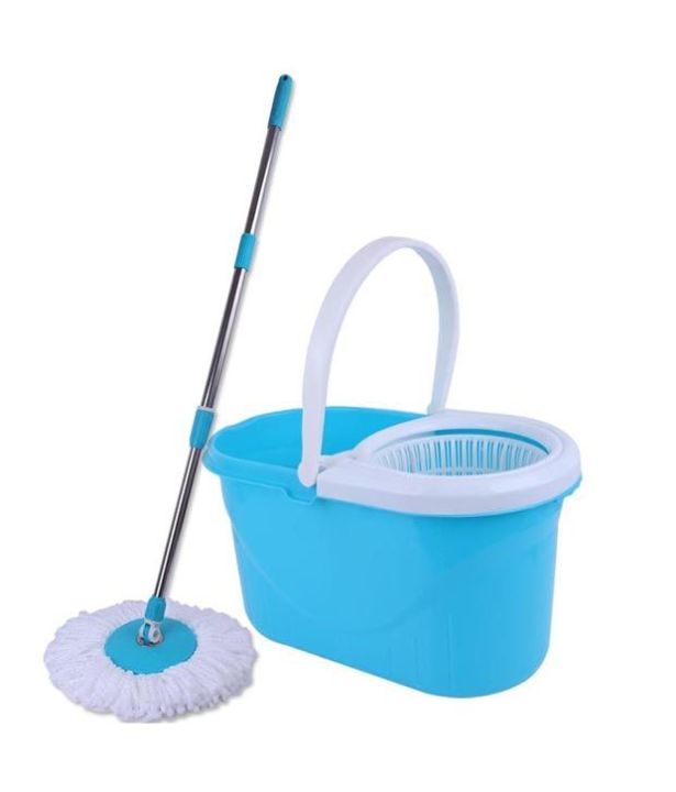 360%C2%B0%20Floor%20Magic%20Spin%20Mop%20Bucket%20Set%20Microfiber%20Rotating%20Dry%20Heads%20-%20Image%204