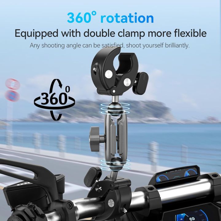 TELESIN%20Double%20Clamp%20Mount%20Bicycle%20and%20Motorcycle%20Mount%20for%20GoPro%20Hero%2013%2012%2011%2010%209%208%207%206%205%204%203,%20Handlebar%20Mount%20for%20DJI%20Osmo%20Action%205%20Pro%204%203%20Pocket%203%20Insta360%20X4%20X3%20Action%20Camera%20-%20Image%205