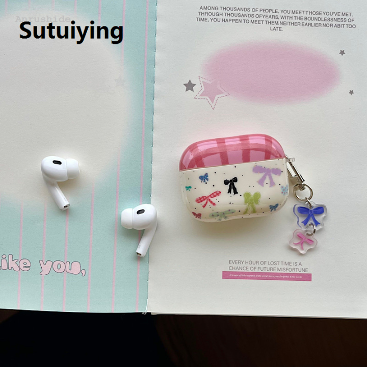 Sutuiying%20Fashion%20Anrushide%20Korean%20Ins%20Cute%20Colourful%20Bow%20For%20Apple%20Airpods%20Pro%201st%20Generation%20High%20Quality%202nd%20Generation%203rd%20Generation%204th%20Generation%20Bluetooth%20Headse%20-%20Image%204