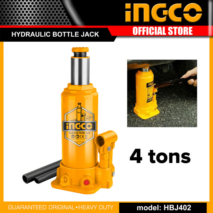 Ingco 4 Ton Hydraulic bottle Jack Industrial HBJ402
