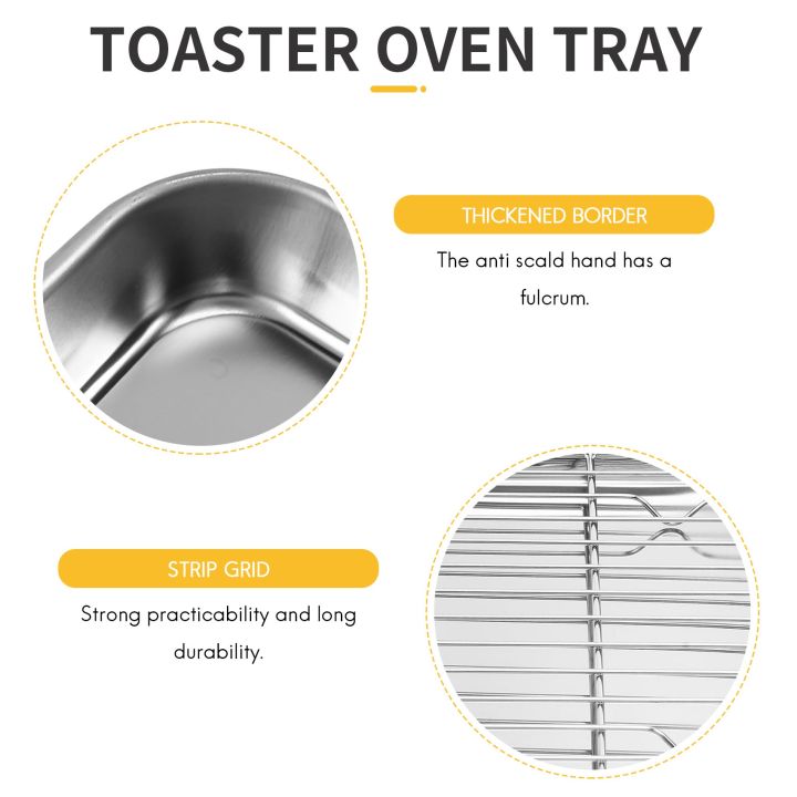 9%20Inch%20Toaster%20Oven%20Tray%20and%20Rack%20Set,%20Small%20Stainless%20Steel%20Baking%20Pan%20with%20Cooling%20Rack,Dishwasher%20Safe%20Baking%20Sheet%20-%20Image%206