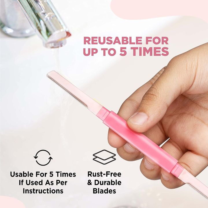 FURR%20by%20Pee%20Safe%20Dual%20Head%20Face%20Razor%20for%20Women%20%E2%80%93%20Facial%20Hair%20Removal%20&%20Eyebrow%20Shaping%20%7C%203%20Razors%20-%20Image%206