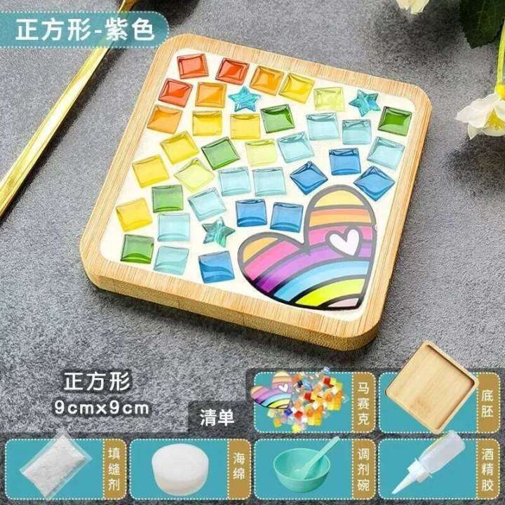 Handmade%20DIY%20Mosaic%20Cup%20Mat%20Bottom%20Bamboo%20Pad%20Heart%20Square%20Coaster%20Parent-Child%20Early%20Education%20Free%20Creation%20Handicraft%20Toys%20-%20Image%205