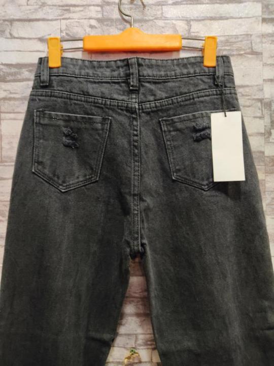 Dark%20Grya%20Distressed%20Grunch%20Jeans%20Pant/%20Boyfriend%20Jeans%20-%20Image%203