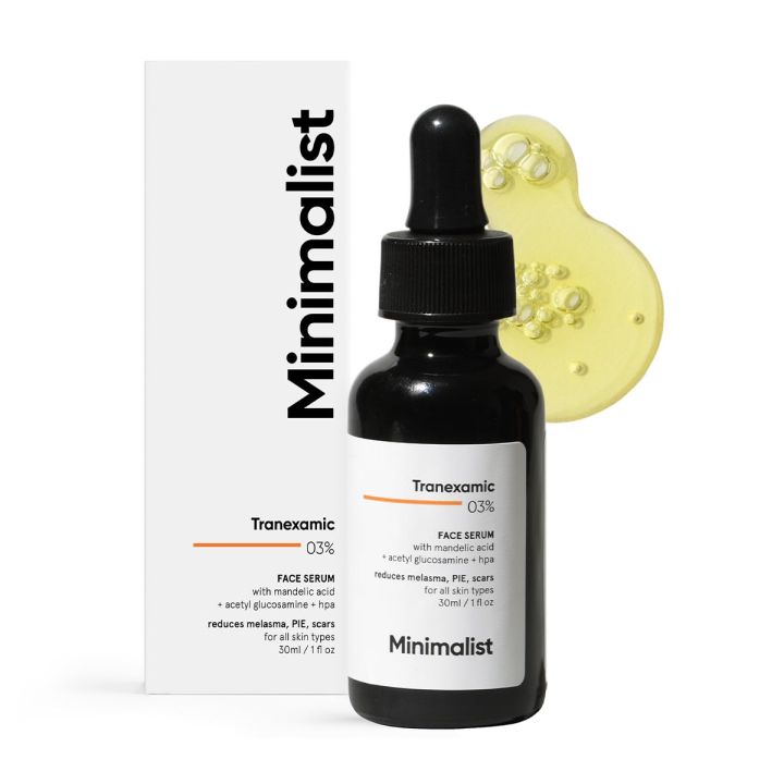 Minimalist 3% Tranexamic Acid Serum for Brighter, Clearer Skin | 30 ml | Unisex | Reduces Melasma, Hyperpigmentation, PIE, PIH & Scars | From HyperMart | Hyper Mart | Election | buy during election commission nepal