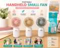 Mini Handheld Rechargable Portable Small Fan – USB Rechargeable Mini Desktop Fan | Strong Airflow | Low Noise |  For Work, Study & Travel. 