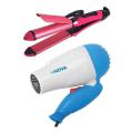Nova Combo Dryer + Hair Straightener & Curler. 