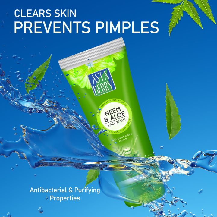 Astaberry%20Neem%20And%20Aloe%20Vera%20Face%20Wash%20100%20Ml%20Herbal%20Ayurvedic%20Skincare%20for%20Clearer%20Skin%20Daily%20Use%20-%20Image%203